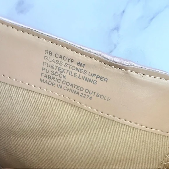 Betsey Johnson Pink Floral Crystal Block Heel Booties - Picture 8 of 12